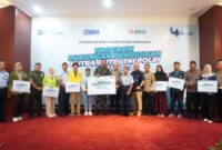 Memaknai Hari Pahlawan tahun 2024, BRI Peduli menyalurkan Dana Bantuan Pendidikan (Beasiswa) bagi 180 anak dari TNI dan Polri. (Dok. BRI).