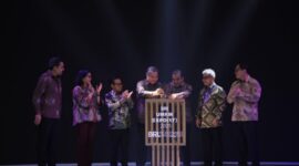 BRI resmi membuka rangkaian acara BRI UMKM EXPO(RT) 2025 yang digelar bersamaan dengan BRI Microfinance Outlook 2025 di ICE BSD City, Tangerang pada Kamis (30/1/2024). (Dok. BRI)