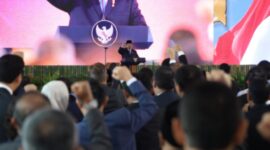 Presiden Prabowo Subianto resmi meluncurkan Badan Pengelola Investasi (BPI) Daya Anagata Nusantara (Danantara). (Dok. Tim Media Prabowo)