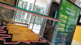Layanan Bank Emas yang telah diresmikan Presiden Prabowo Subianto pada Rabu (26/02/2024). (Dok. BRI)