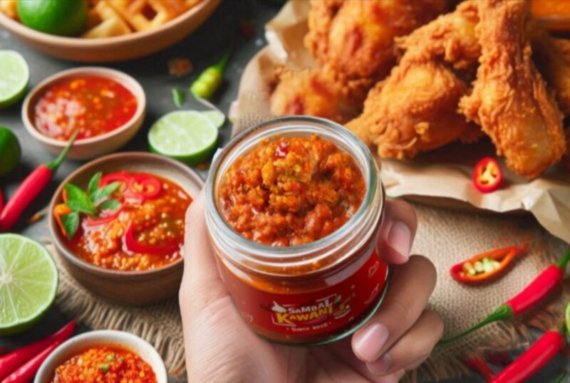 Sambal Kawani, produk sambal kemasan asal Jakarta. (Dok. BRI)