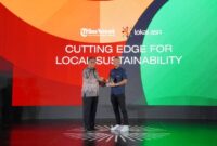 Lewat program BRInita (BRI Bertani di Kota), BRI meraih penghargaan Sustainable Impact in Women-Led Urban Agriculture pada ajang Mata Lokal Fest 2025. (Dok. BRI)