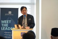 Arsjad Rasjid serukan reformasi ekonomi lewat strategi 3G dalam forum Meet The Leaders Universitas Paramadina. (Dok. Universitas Paramadina)