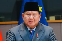 Presiden Indonesia Prabowo Subianto. (Facebook.com @Setkab RI)