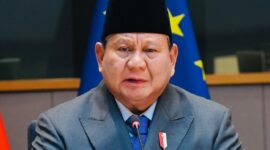 Presiden Indonesia Prabowo Subianto. (Facebook.com @Setkab RI)