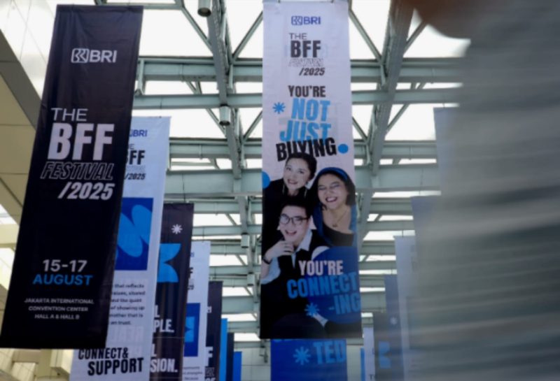Jangan lewatkan BFF Festival 2025! BRI hadir sebagai sponsor utama, dukung industri lokal dan siapkan berbagai promo menarik. Yuk datang 15-17 Agustus!