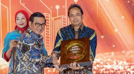 Keterangan Foto : Bank Jakarta Raih Tiga Penghargaan dalam Lomba Digitalisasi Pasar Jakarta/Doc/Ist
