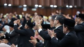 Presiden Prabowo saat berpidato tegas melawan “serakahnomics” di Sidang Tahunan MPR/DPR. (Dok. Tim Media Prabowo)
