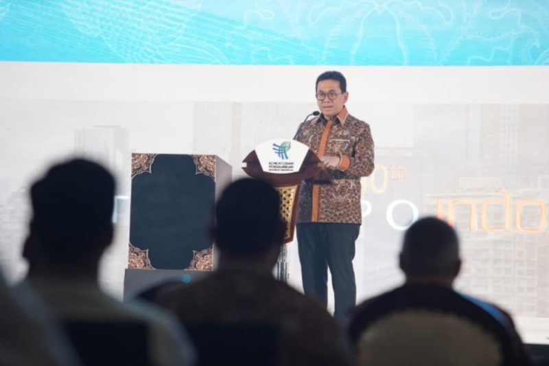Menteri Perdagangan Budi Santoso saat membuka acara Trade Expo Indonesia (TEI) ke-40. (Dok. Trade Expo Indonesia)