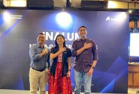 Keterangan foto: Kepala Grup Layanan Strategis INALUM, Daniel Hutauruk, Kepala Departemen Manajemen Komunikasi INALUM, Utrich Farzah dan Kepala Grup Pengembangan Bisnis dan Strategi INALUM, Al Jufri  (ki-ka)