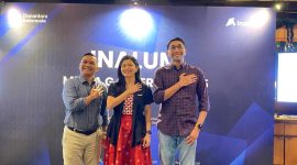 Keterangan foto: Kepala Grup Layanan Strategis INALUM, Daniel Hutauruk, Kepala Departemen Manajemen Komunikasi INALUM, Utrich Farzah dan Kepala Grup Pengembangan Bisnis dan Strategi INALUM, Al Jufri  (ki-ka)