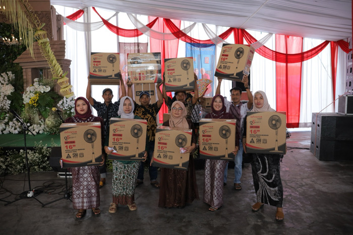 Kegiatan sosial PT Sumatraco Langgeng Makmur di Surabaya, Jawa Timur, 1 Januari 2026.