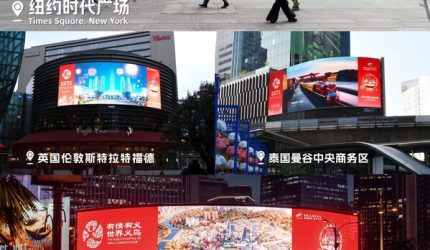 Materi Promosi “World’s Yiwu, City of Warmth & Integrity” Menghiasi Sejumlah Spot Ikonik di Seluruh Dunia